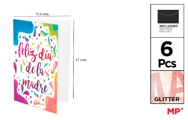 GREETING CARD / CELEBRATION 11.5 x 17 cm