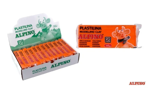 PLASTILINE 150 grs ALPINE ORANGE.