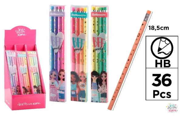 GRAPHITE PENCIL HB 4 UNITS BDG