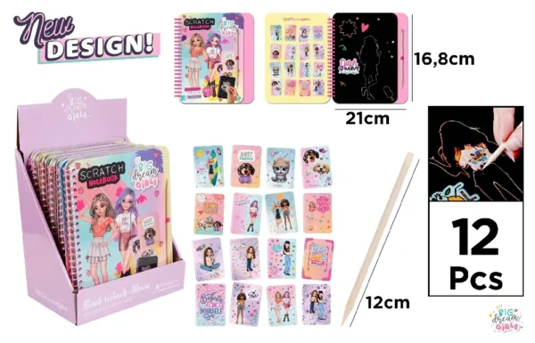 SCRATCH NOTEBOOK BDG 168 x 210 MM.