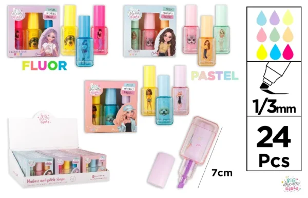 NAIL POLISH-SHAPED HIGHLIGHTER.