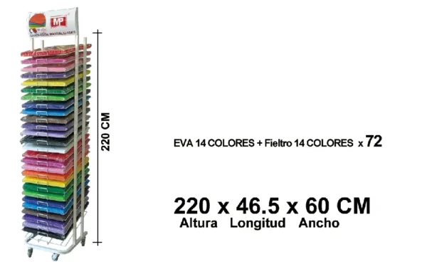 EVA AND FIELTRO DISPLAY 60 x 40 cm EX2519