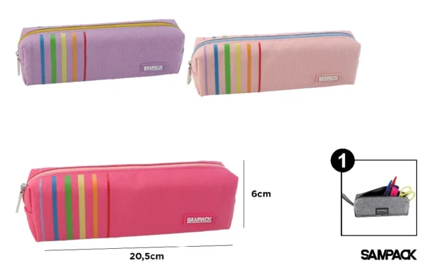 PENCIL CASE RECTANGULAR 1 ZIP