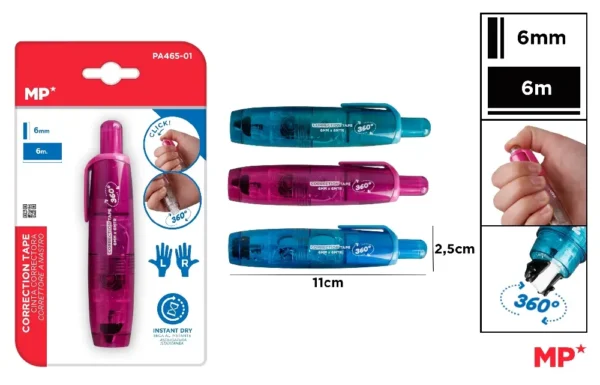 Correction tape 6 mm x 6 m