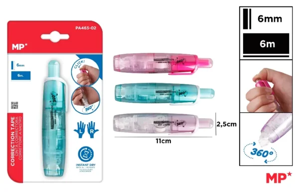 Correction tape 6 mm x 6 m