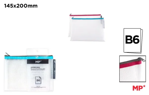 ZIPPER MULTIPURPOSE BAG WITH POCKETS