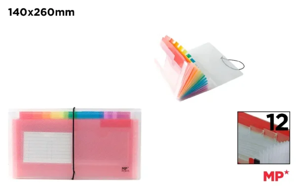 POLYPROPYLENE EXPANDING FOLDER WITH ELAS
