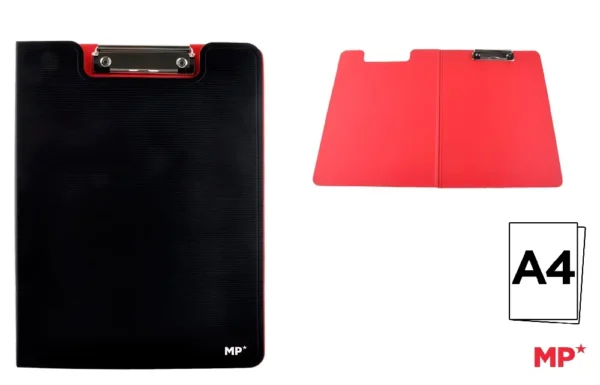 FLUORESCENT CLIPBOARD WITH LATERAL CLIP