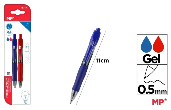 GEL INK MINI BALLPOINT PEN 0.5 mm.