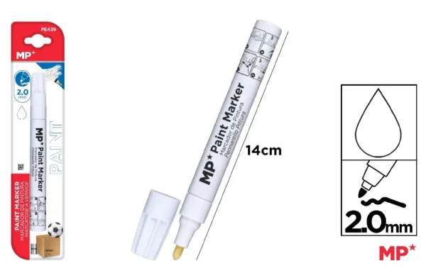 LONG LASTING PAINT MARKER BULLET TIP.