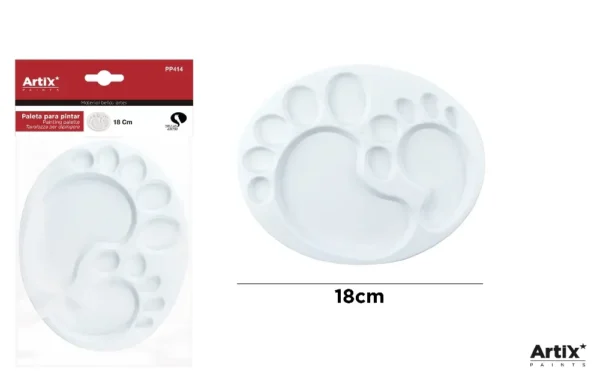 “BABY FEET” PLASTIC MIXING PALETTE