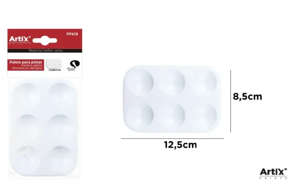 PLASTIC MIXING PALETTE WITH HOLES