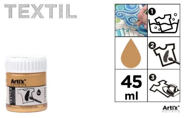 TEXTILE PAINT FOR FABRICS 45 ml
