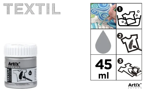 TEXTILE PAINT FOR FABRICS 45 ml