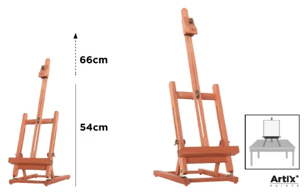WOODEN DESKTOP EASEL