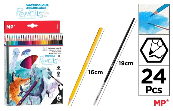 WATERCOLOUR PENCILS.