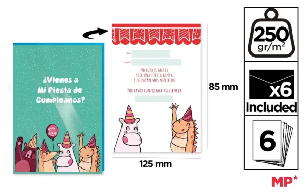 GREETING CARD / BIRTHDAY 8.5 x 12.5 cm