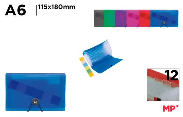 POLYPROPYLENE EXPANDING FOLDER WITH ELAS