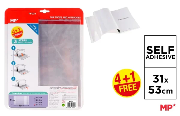 ADJUSTABLE PLASTIC BOOK COVERS