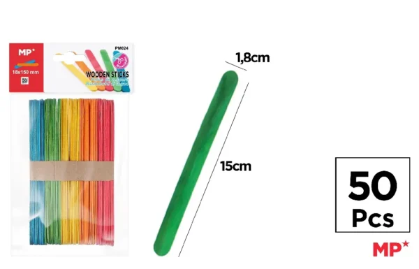 COLOUR WOODEN STICKS.