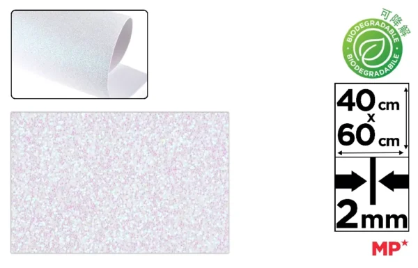 BIODEGRADABLE GLITTER FOAM