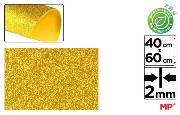 BIODEGRADABLE GLITTER FOAM
