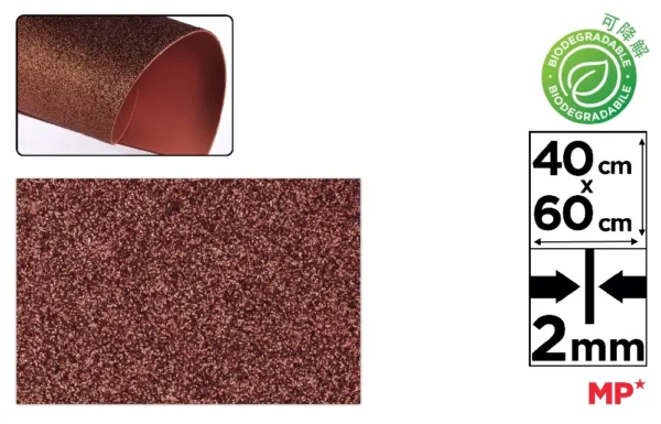 BIODEGRADABLE GLITTER FOAM