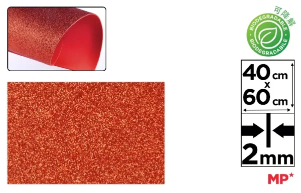 BIODEGRADABLE GLITTER FOAM