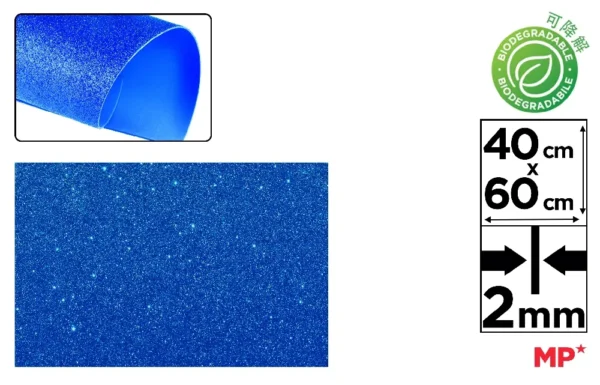 BIODEGRADABLE GLITTER FOAM