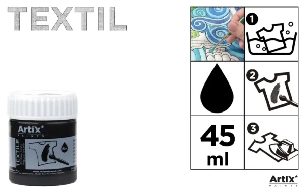 TEXTILE PAINT FOR FABRICS 45 ml