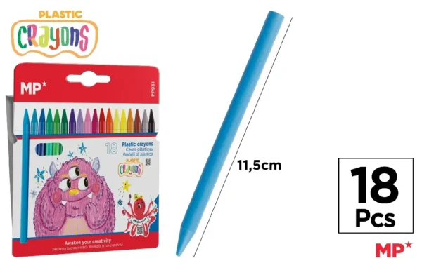 PLASTIC CRAYONS