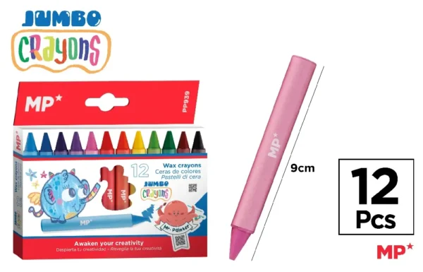 JUMBO PLASTIC CRAYONS