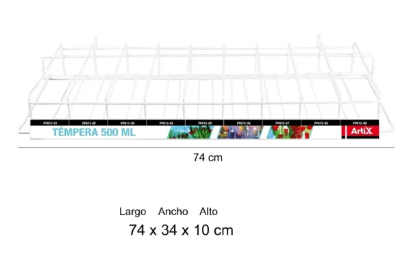 TEMPERATURE TRAY 500 ml EMPTY
