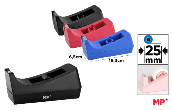 MEDIUM DESKTOP ADHESIVE TAPE DISPENSER