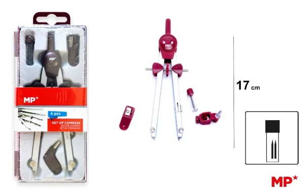 ARTICULATED COMPÁSS 4 PIECES