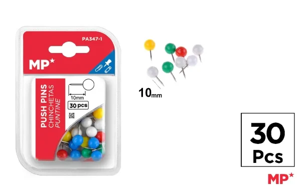 PUSH PINS.