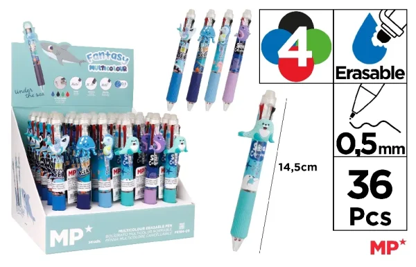 ERASABLE PEN 4 COLORS