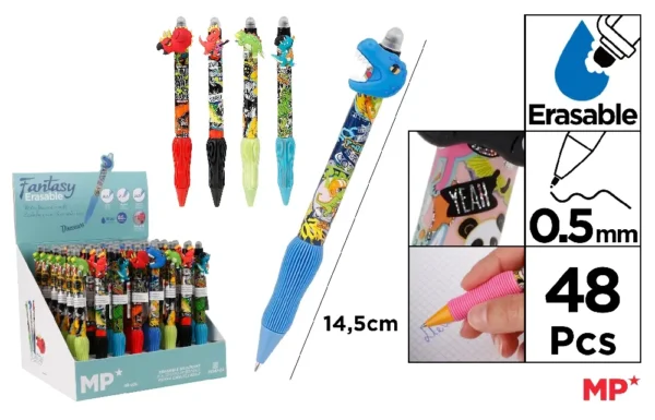 ERASABLE BALLPOINT PEN 0.5 mm DISPLAY.