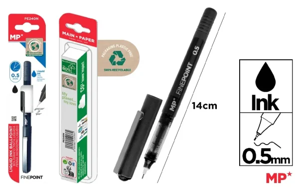 LIQUID INK NEEDLE POINT PEN 0.5 mm