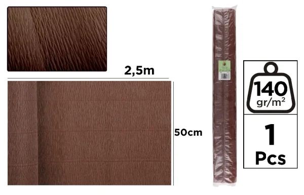 CREPE PAPER FLORIST 140 g 50 x 250 cm BR
