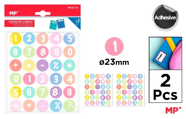 DECORATED ADHESIVES LABELS.