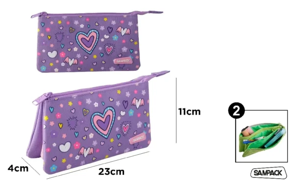 Case with Interior Compartment