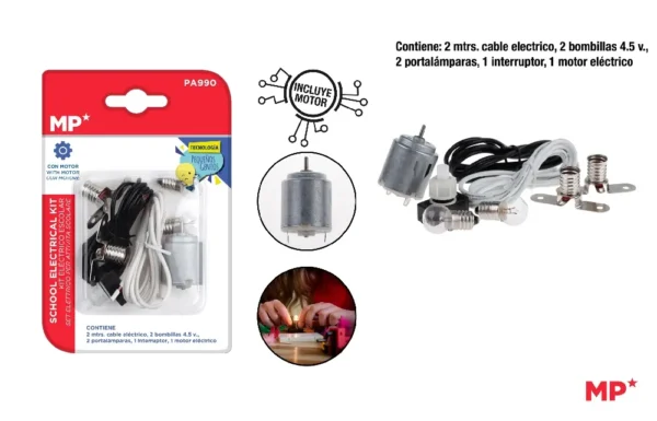 SCHOOL ELECTRICAL KIT WITH MOTOR