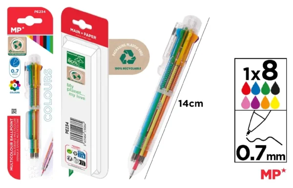 4-COLOUR BALLPOINT PEN 0.7 mm