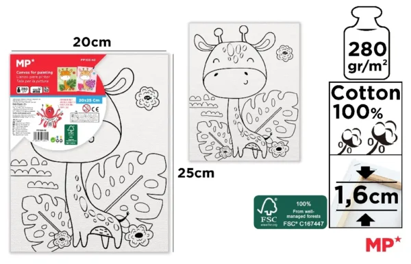 KID CANVAS FOR COLOURING
