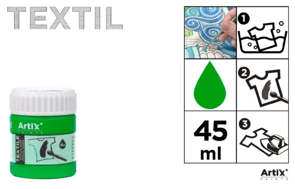 TEXTILE PAINT FOR FABRICS 45 ml
