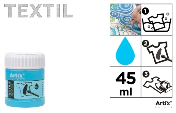 TEXTILE PAINT FOR FABRICS 45 ml