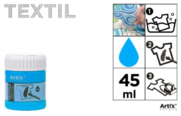 TEXTILE PAINT FOR FABRICS 45 ml