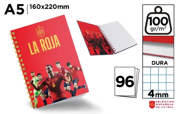 SPIRAL NOTEBOOK Fº 90 g 120 Sheets.
