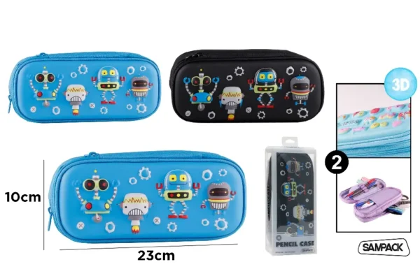 3D RELIEF PENCIL CASE